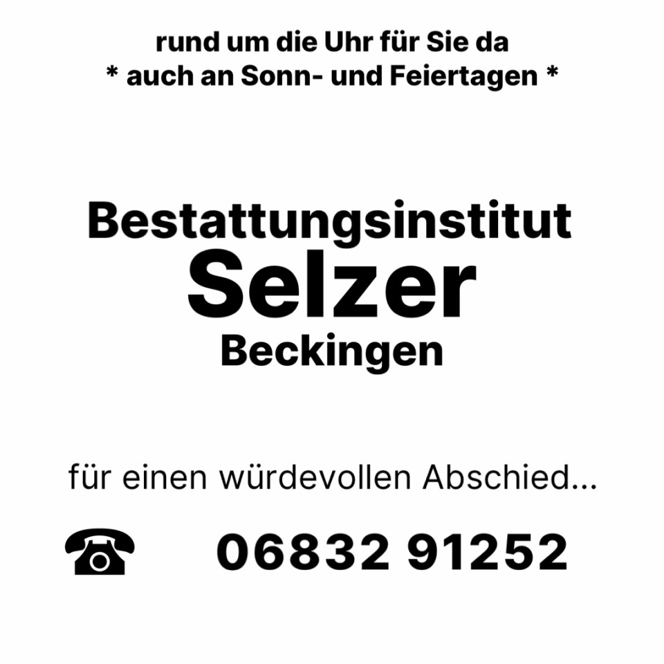 Beerdigungen Saarfels